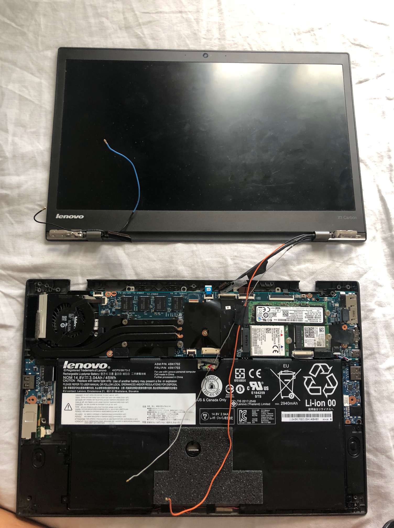 Opening the screen cover