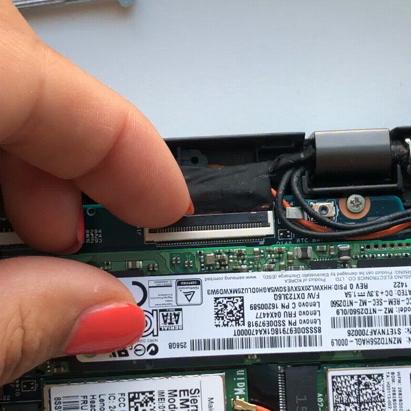 Disconnecting the long connector