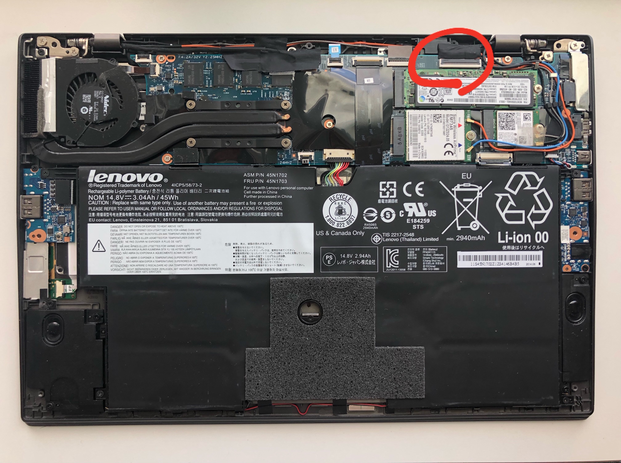 Long screen connector