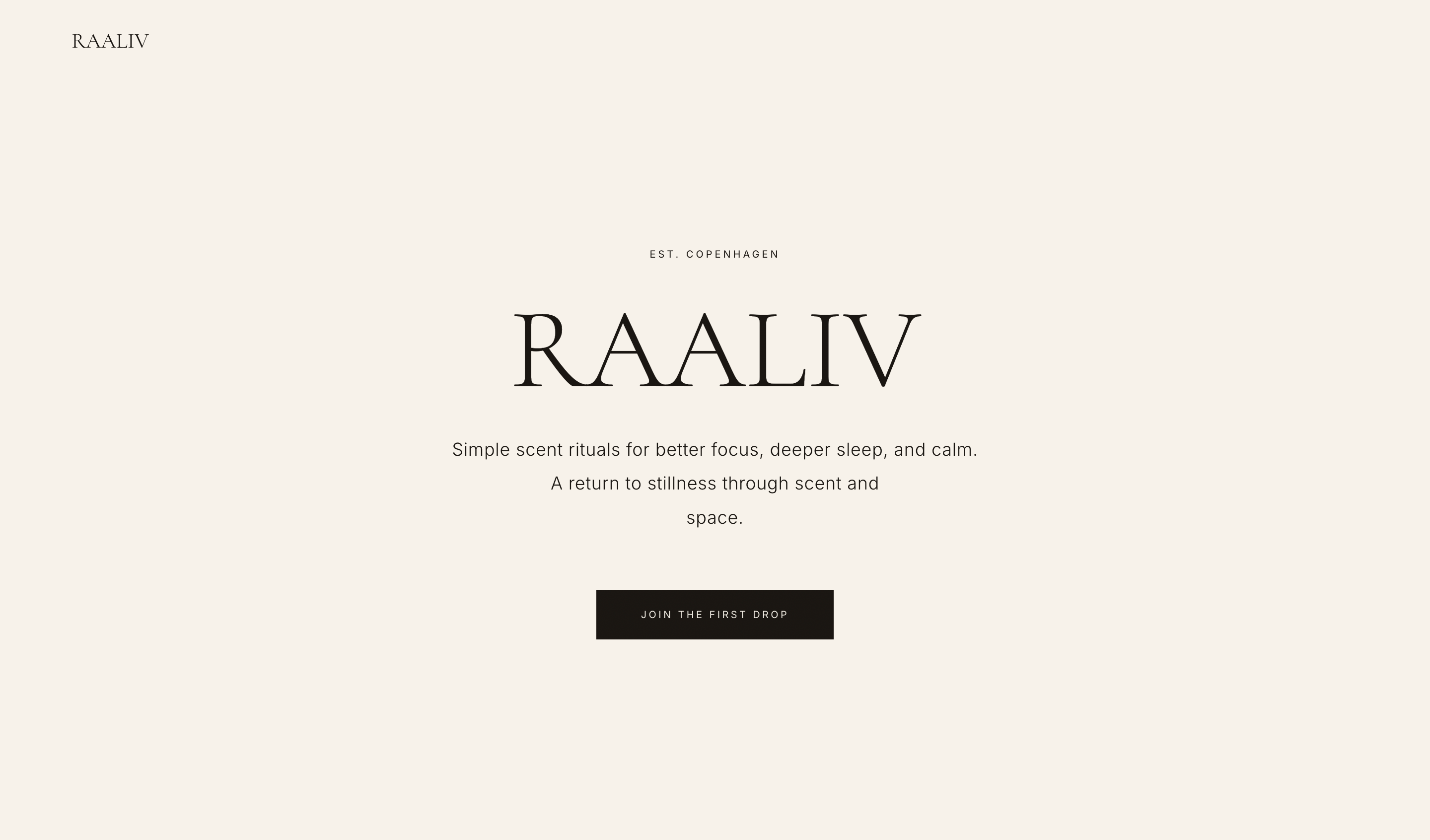 Raaliv Brand Screenshot